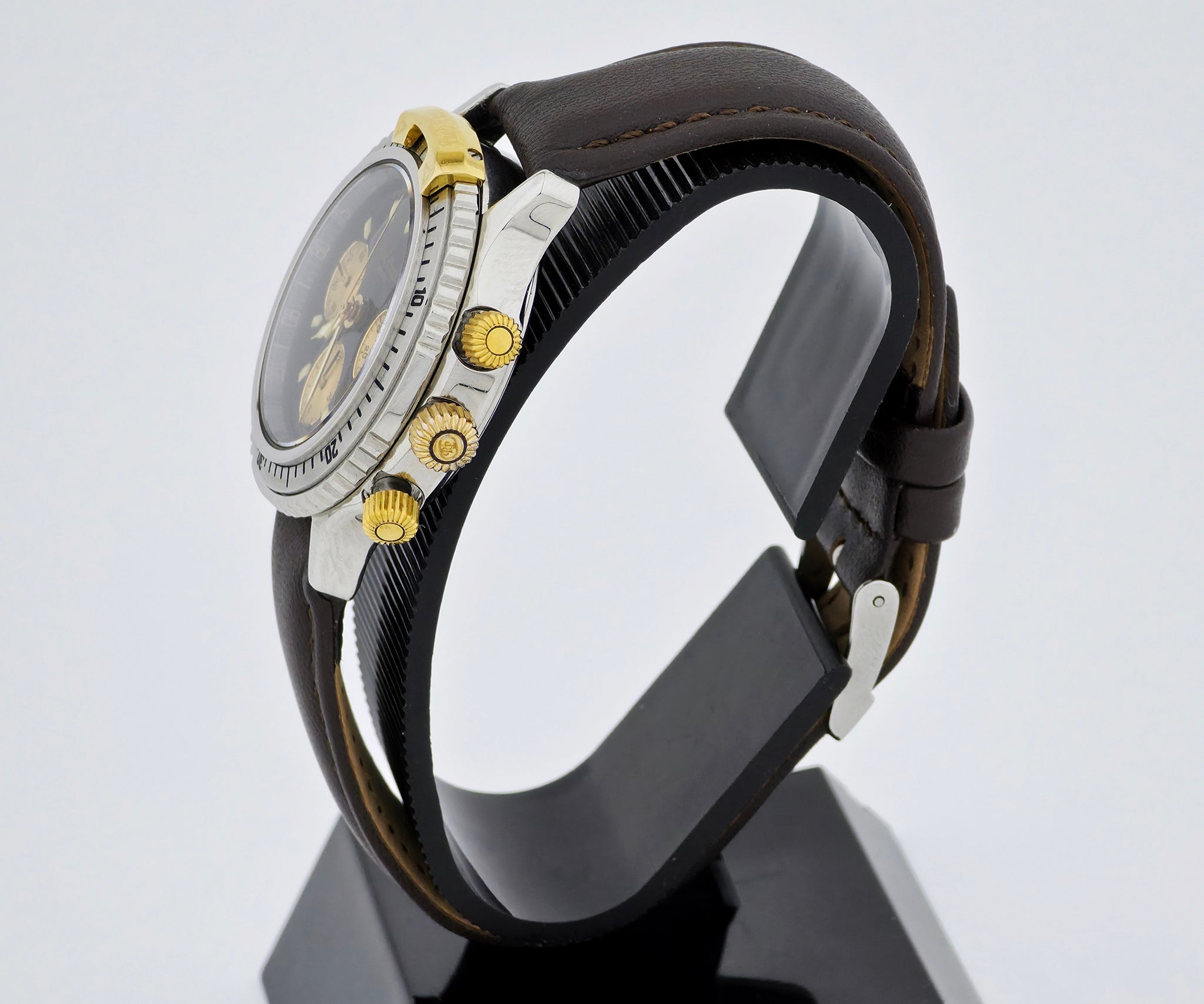 Paul Picot U-Boot Chronograph Mechanical Lemania Cal. 1873 Steel & 18k Gold 35mm