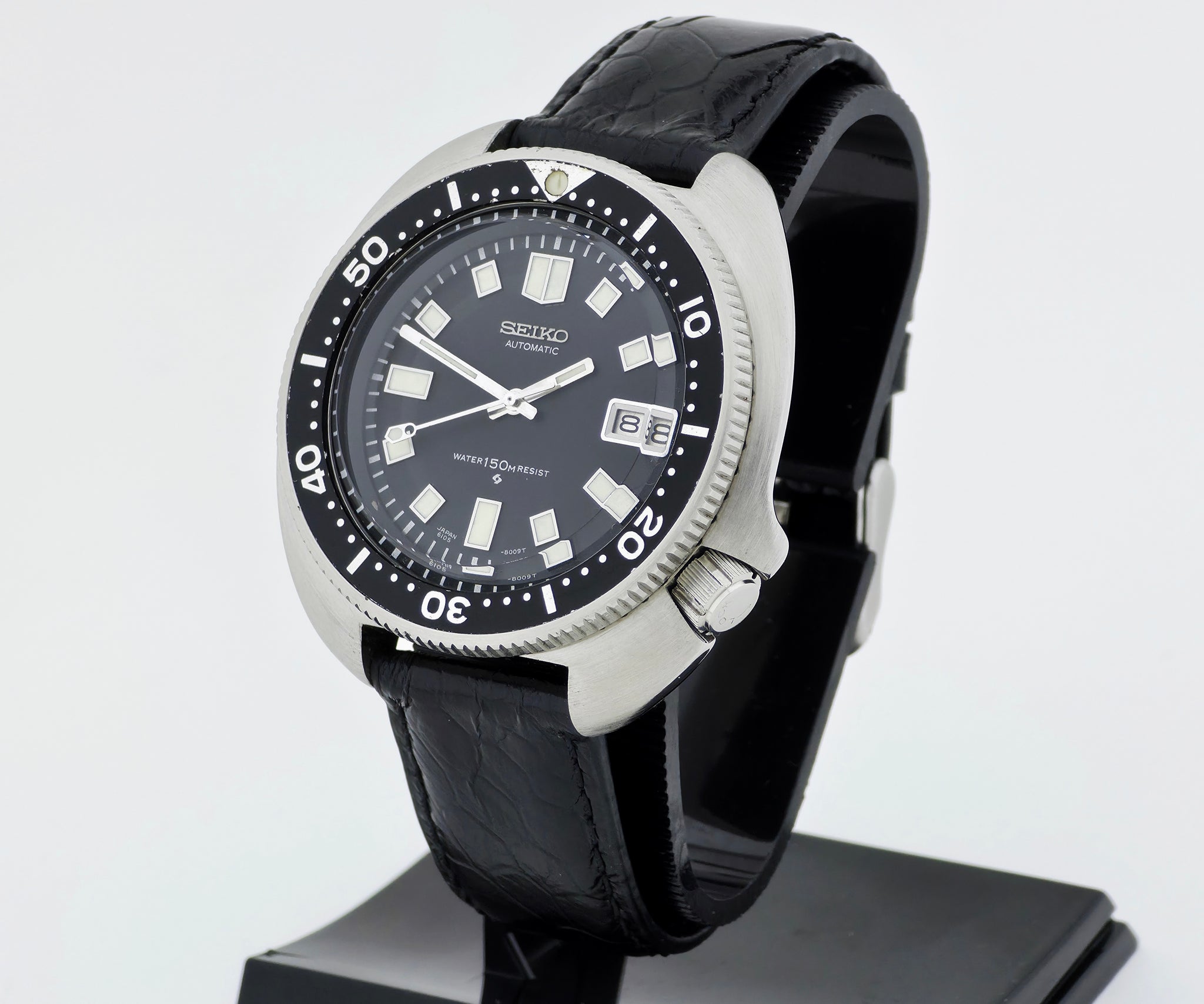 Vintage Seiko "Captain Willard" Automatic Divers Watch 44mm Steel case 6105-8119