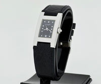 Chaumet Style Paris Quartz, Steel case  Diamond dial, Square women's watch