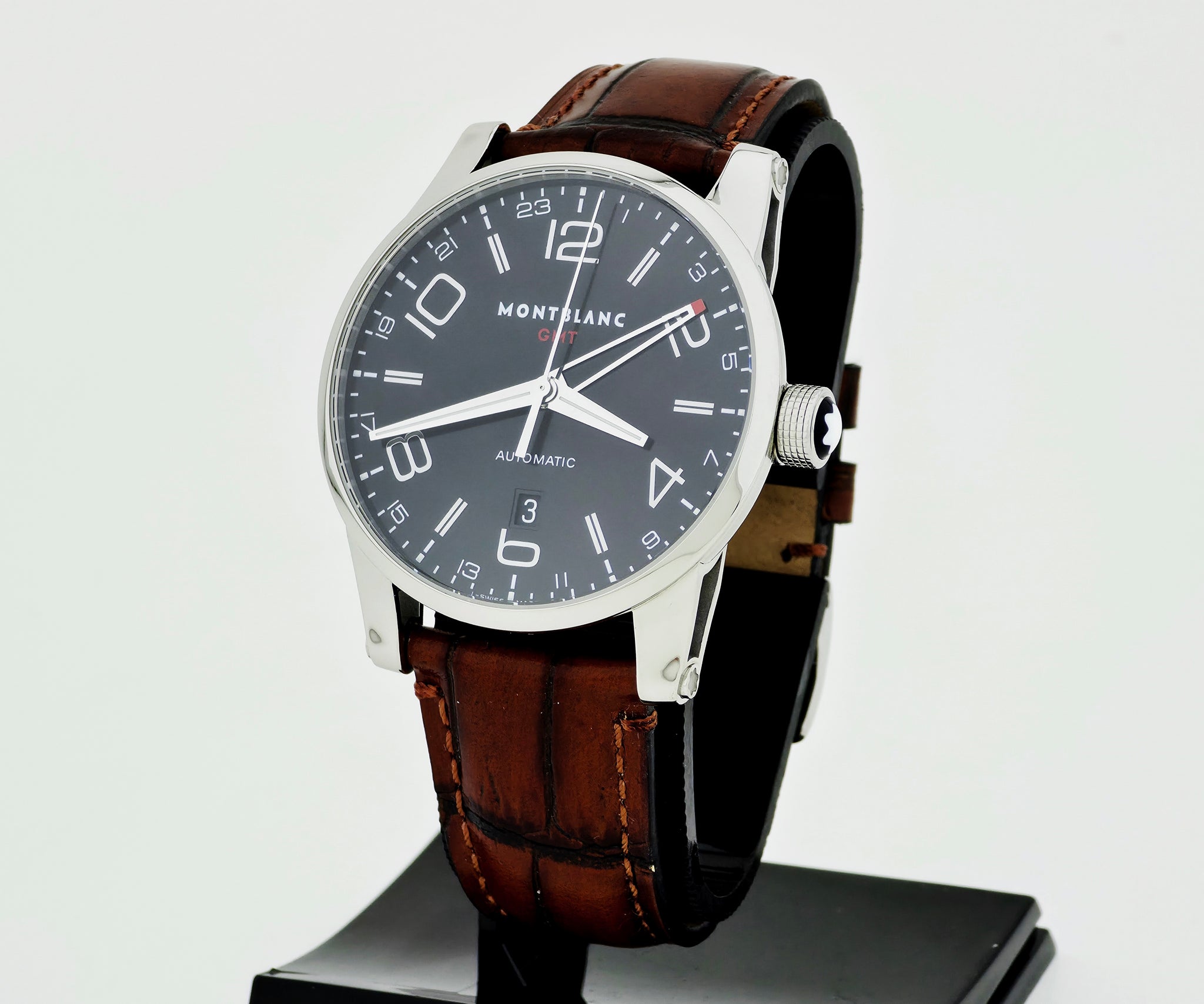 MONTBLANC TimeWalker GMT Automatic 42mm Steel Men's watch Ref: 7081
