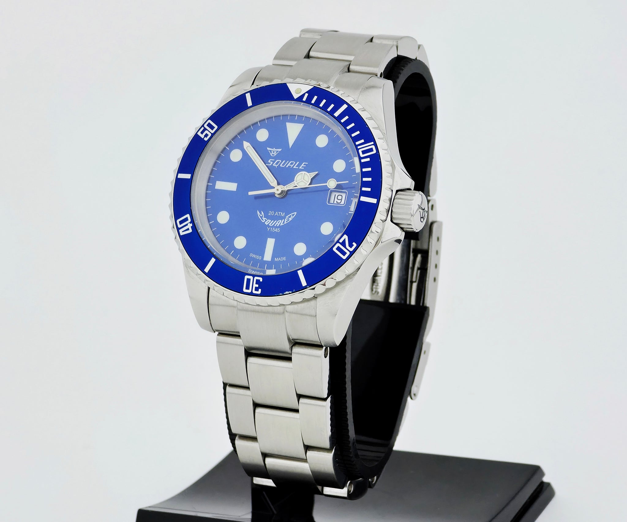 SQUALE Y1545 Automatic 20 ATM Diver's watch for men 40mm Steel case