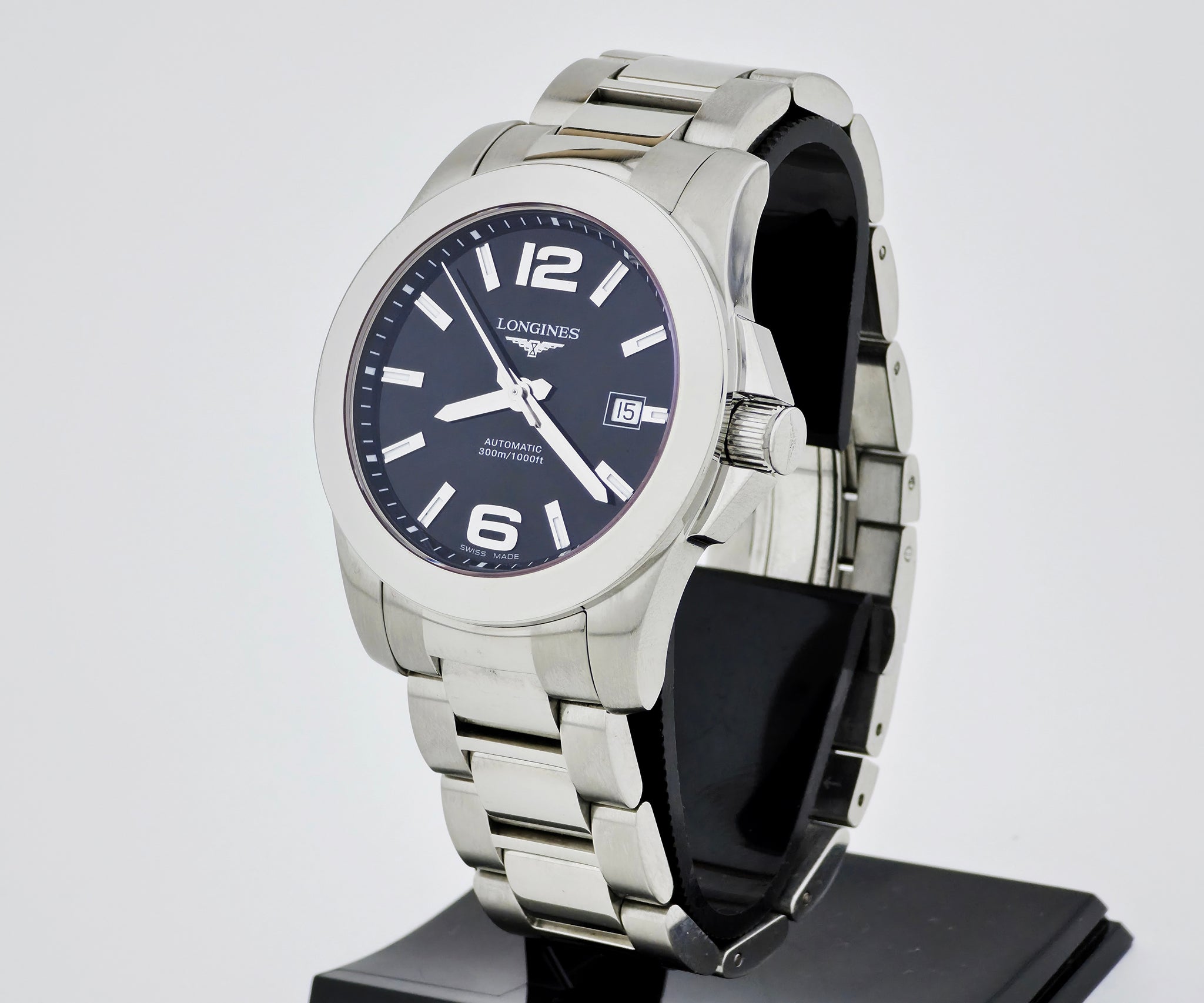 LONGINES Conquest 300m Automatic 41mm Steel Men's Watch Ref: L3.658.4