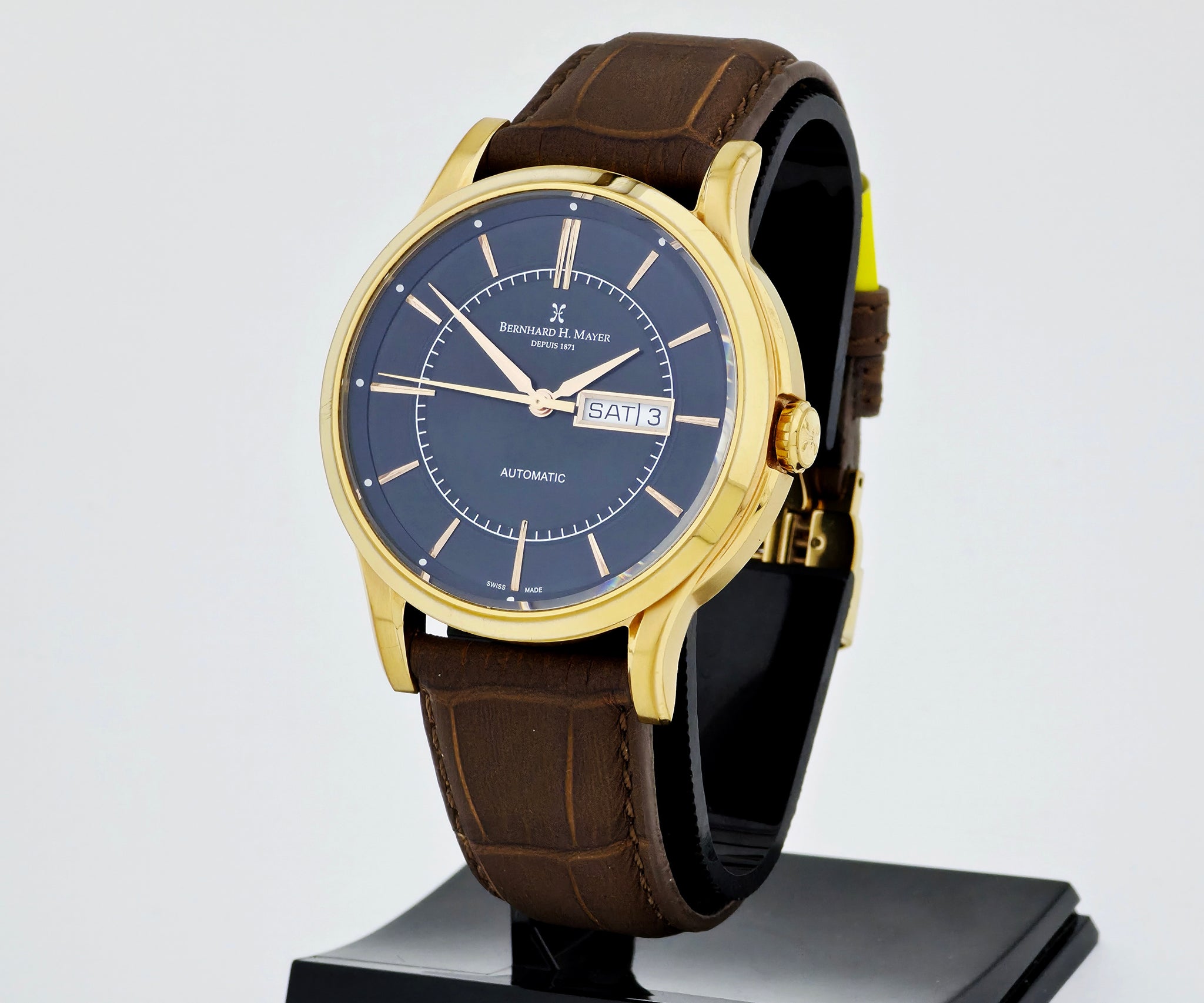 Bernhard H. Mayer Chronos, Day-Date Automatic 42mm Steel & Gold plated B2413/CW