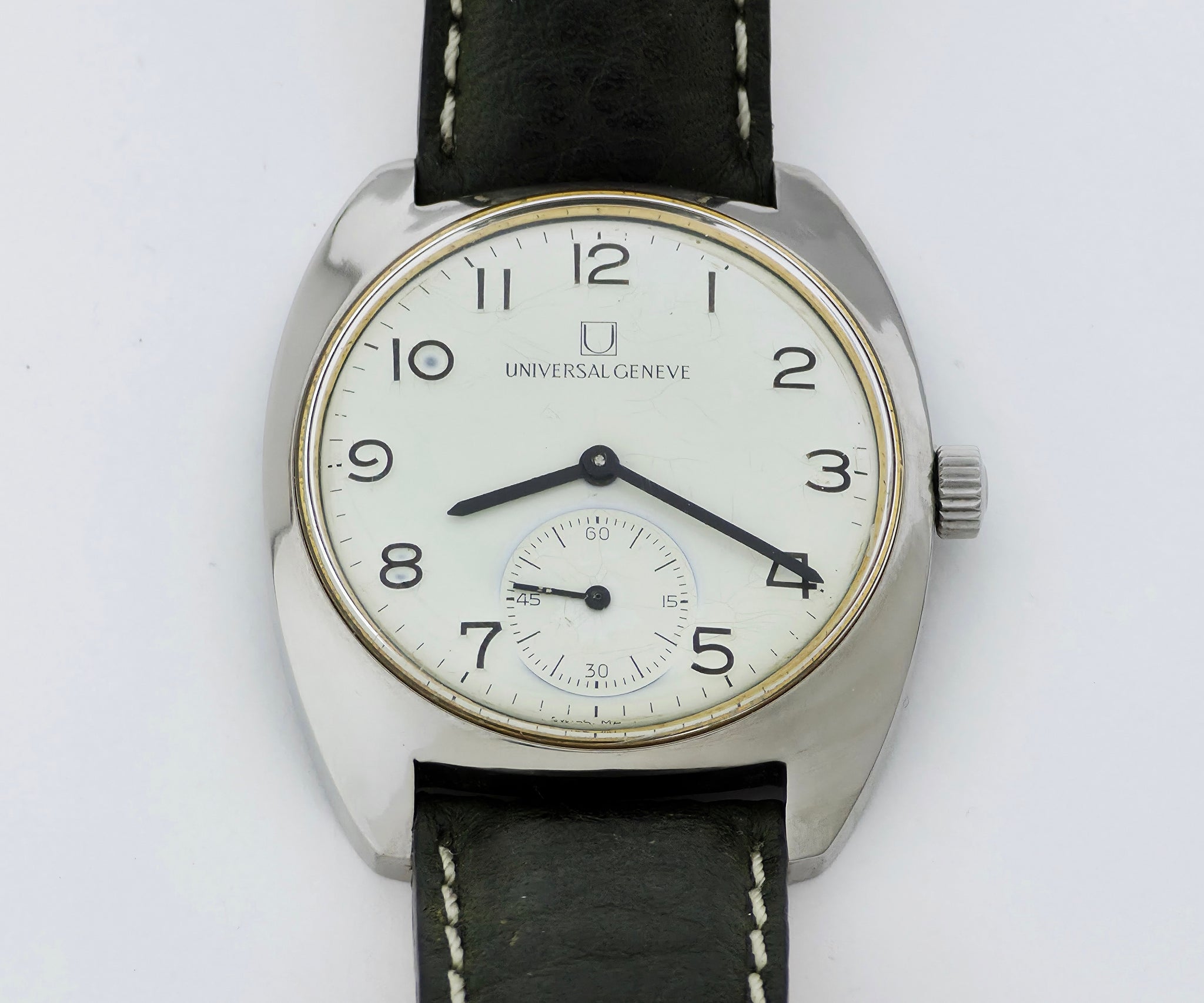 Universal Geneve Ferrovie Dello Stato 864 107 Mechanical Cal.64 Steel case 35mm