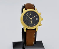 THEOREIN Chronograph automatic Cal. 7758 Moon phase, 38mm Gold plated case