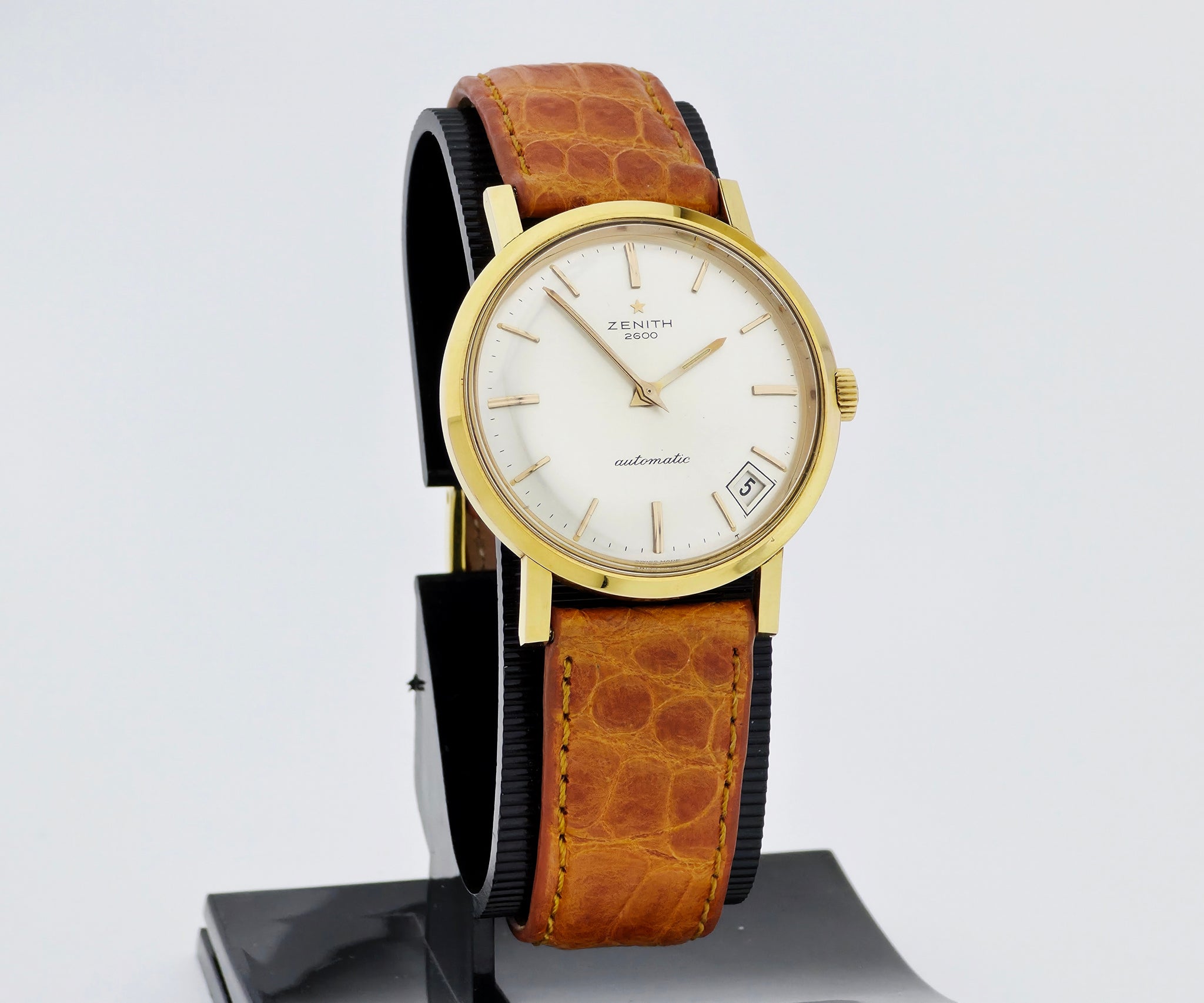 Vintage ZENITH 2600 automatic Cal. 2532PC Steel & Gold plated case 34.5mm