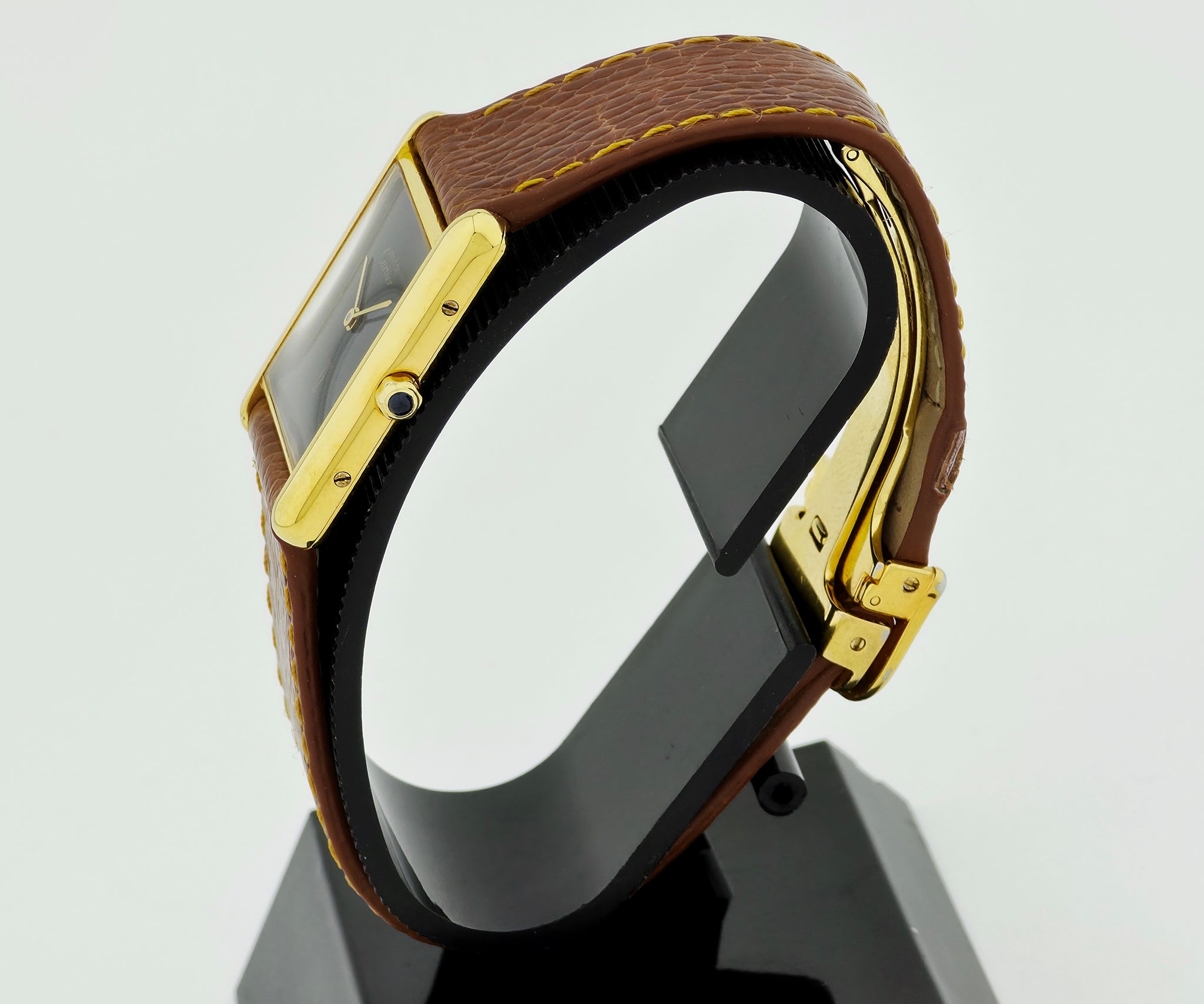 Cartier Must de Tank Vermeil Quartz 925 Silver & Gold plated Unisex watch 6 81006