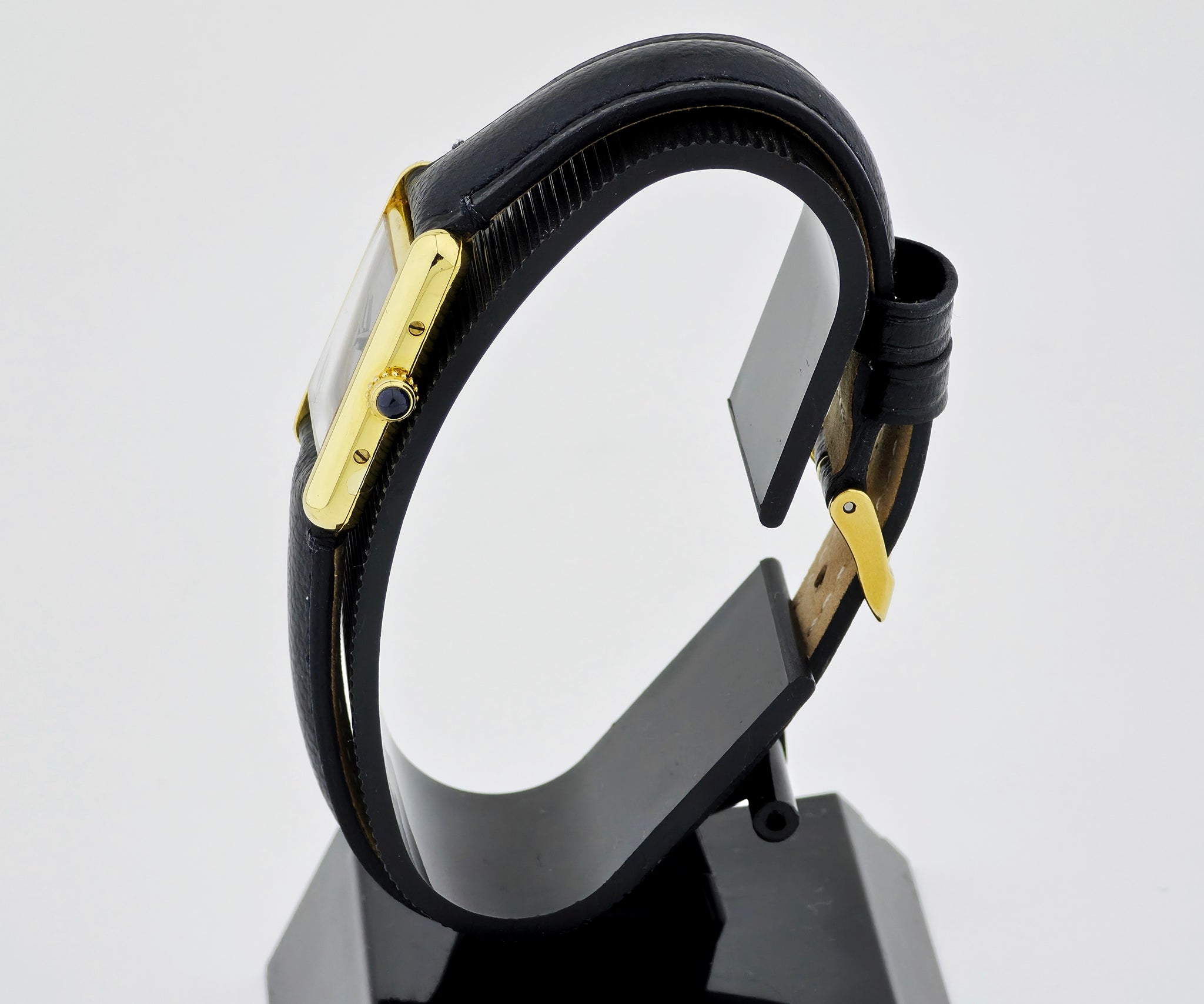 Cartier Must de Tank Vermeil 925 Silver & Gold plated Women's watch Ref: 5057001