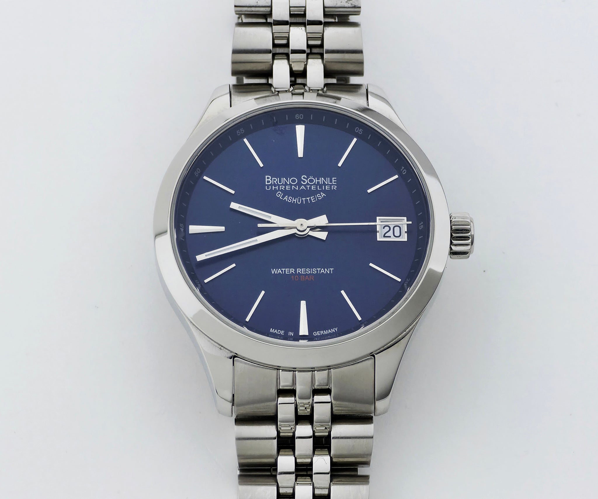 Bruno Söhnle Glashutte/Sa. Turin II Small Quartz, 34mm Steel case 226