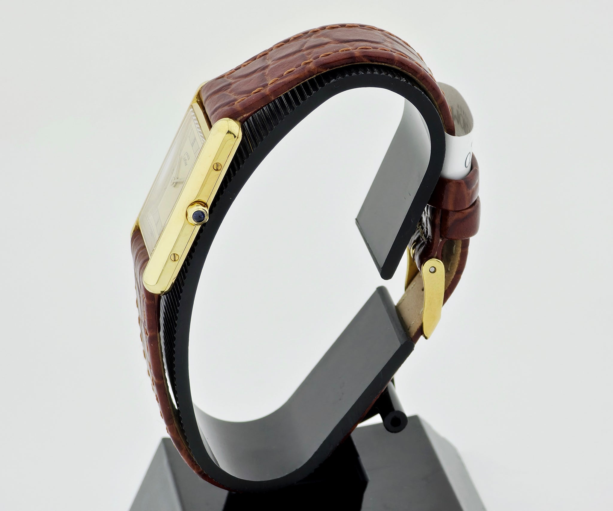 Cartier Must de Tank Vermeil Quartz 925 Argent & Gold plated Unisex watch 6 81006