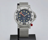 Squale TIGER Automatic 300m divers watch 44mm Steel case Ref: 2007