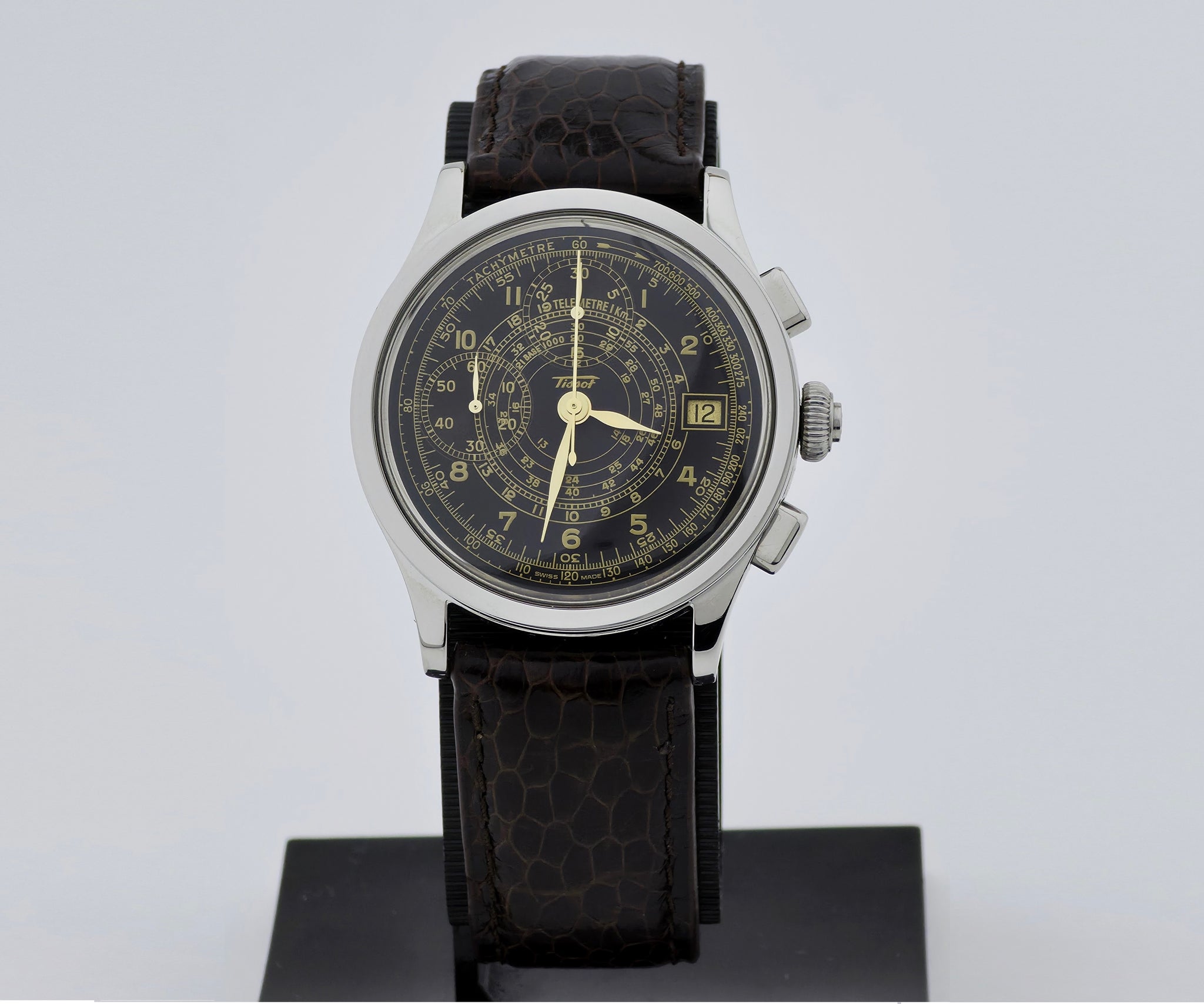 TISSOT  Janeiro Chronograph Mechanical 37mm Steel watch, limited edition ****/3333 Ref: Z199