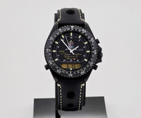 DPW Pluton Army Aviation Watch 1888-1988 Steel Black PVD plated Quartz 41mm