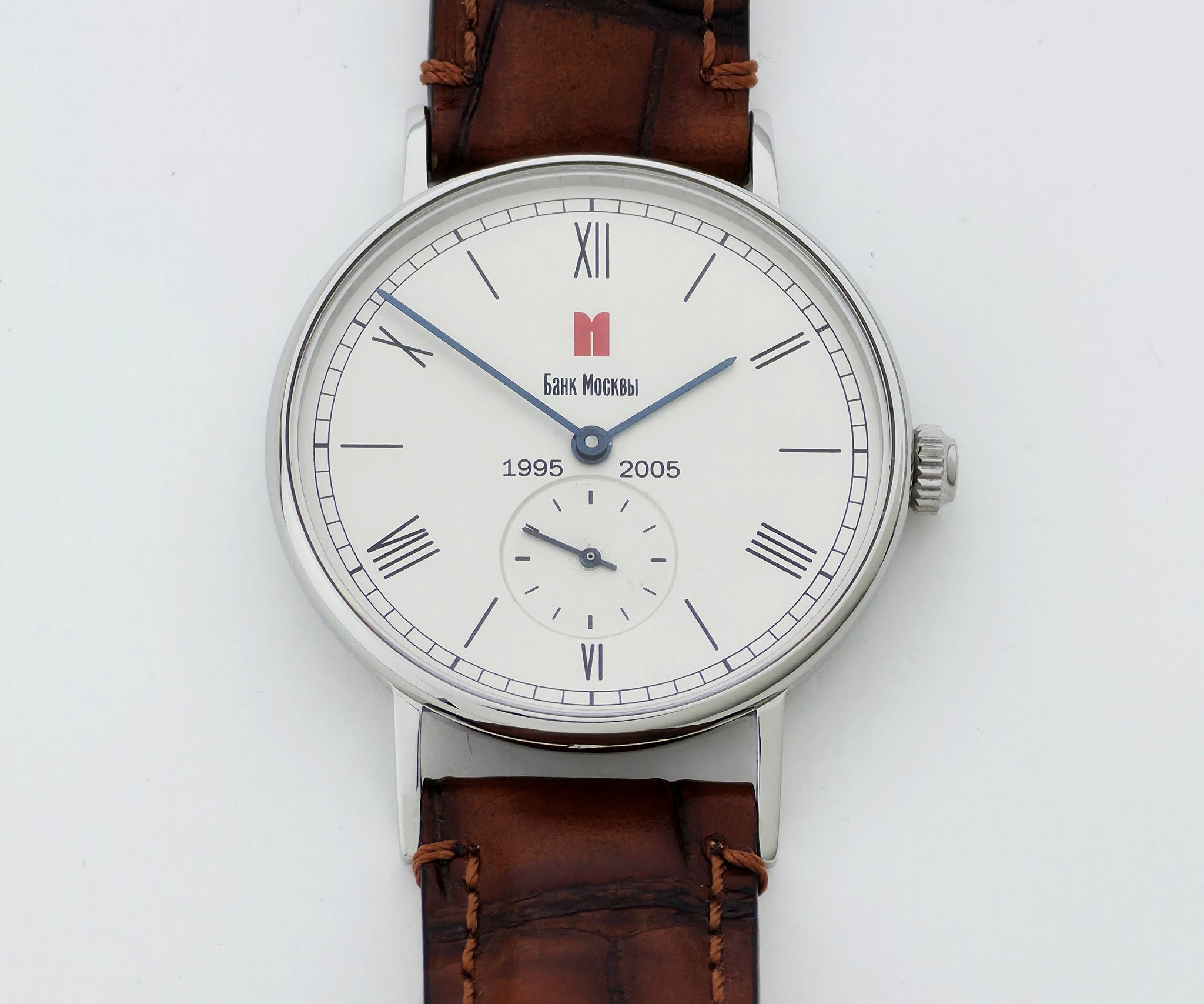 NOMOS Glashutte Bank Moscow Mechanical 35mm Steel Limited edition ** / 200