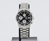HEUER 2000 Series chronograph quartz, 38mm Steel case Ref: 273.006/ 1