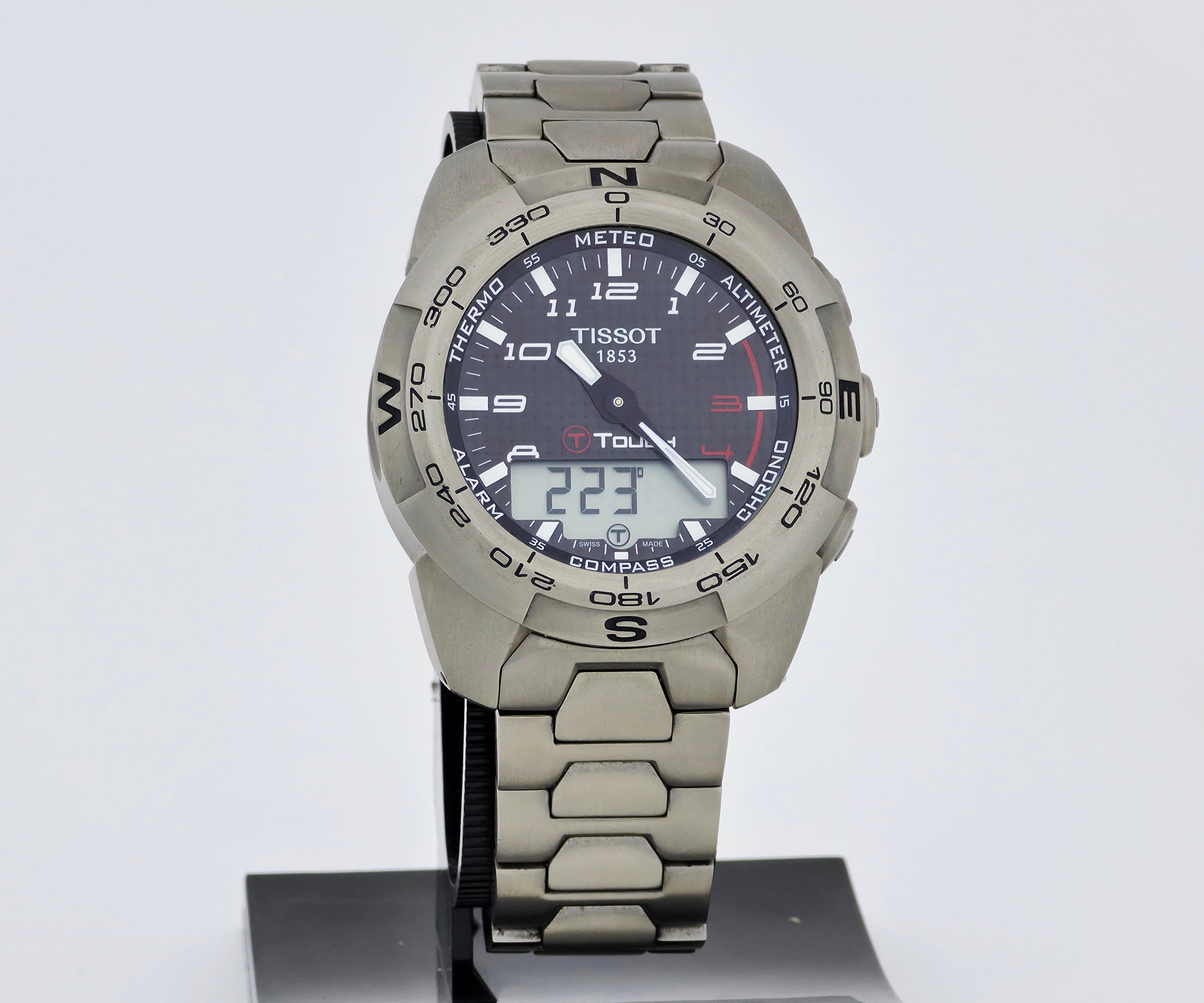 Tissot T-Touch Expert T013420A Carbon dial, 43mm Titanium Men's