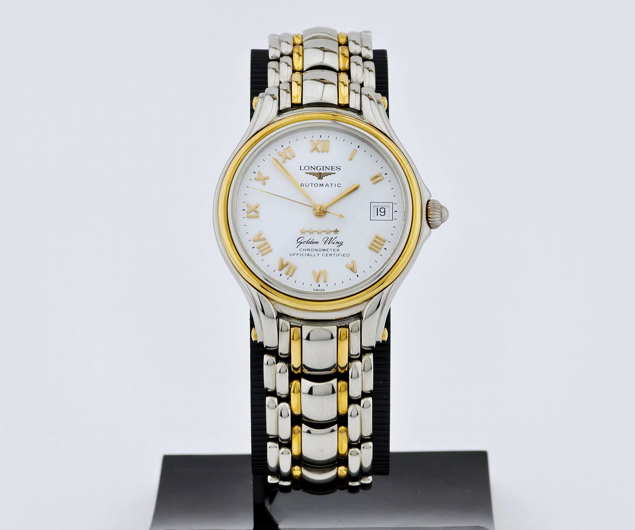 LONGINES Golden Wing 5 Star Automatic 18k Gold & Steel two- tone watch Ref: L3.609.5