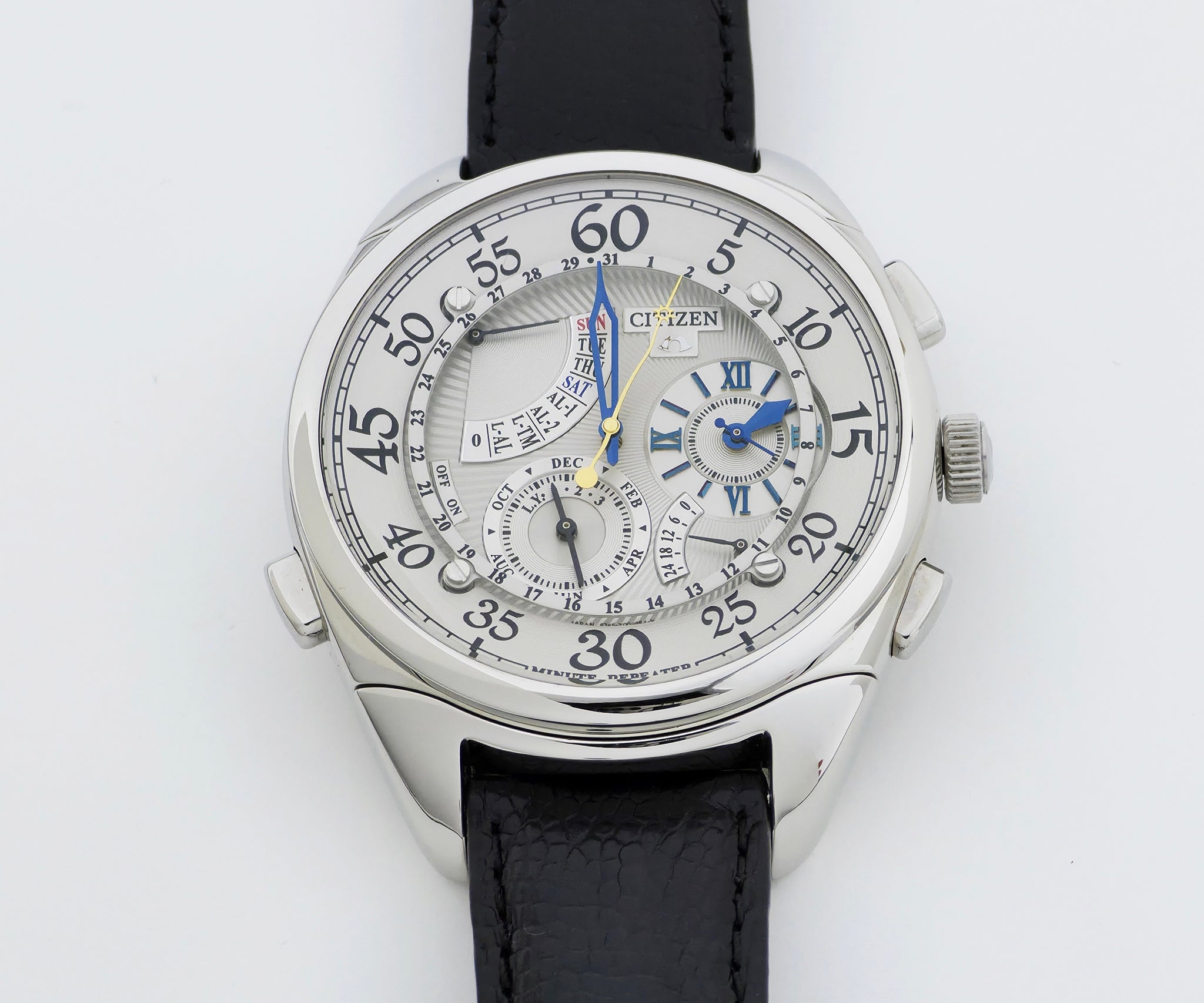 CITIZEN CAMPANOLA Minute Repeater Quartz 44mm Steel case 6766-T006710