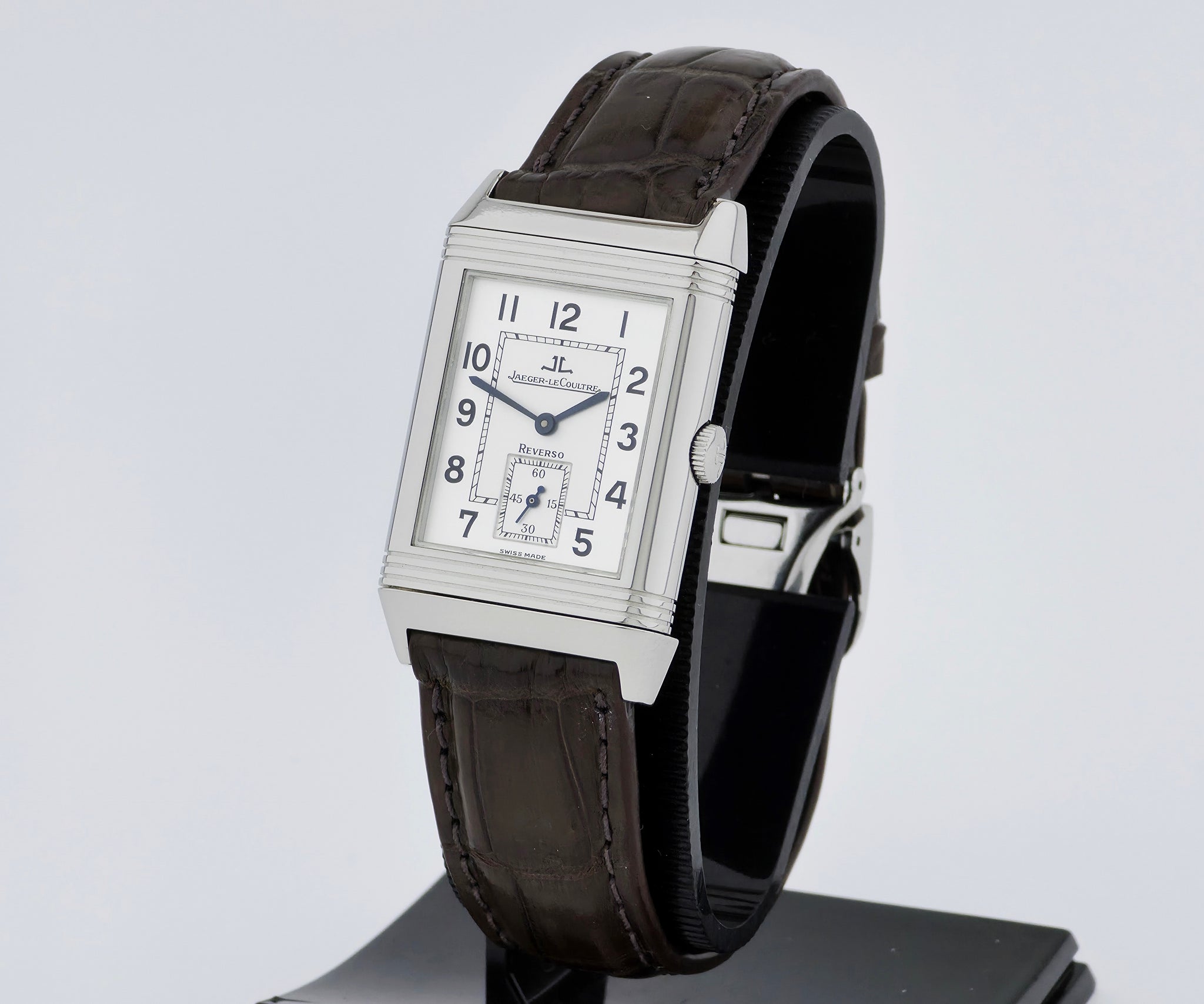 Jaeger-LeCoultre Reverso Grande Taille Mechanical, Stainless steel Men's watch Ref: 270.8.62