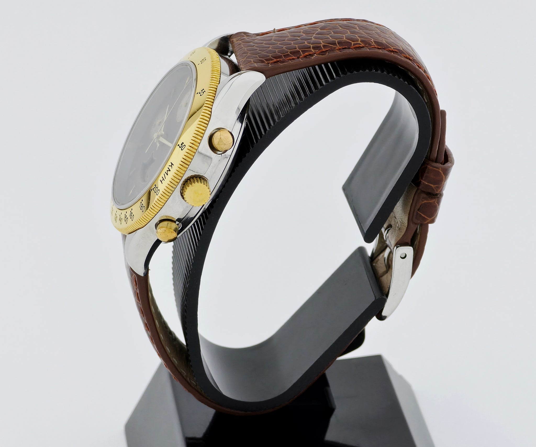 PRYNGEPS chronograph automatic Moonphase Cal.7758 Two-tone Men's watch 38mm