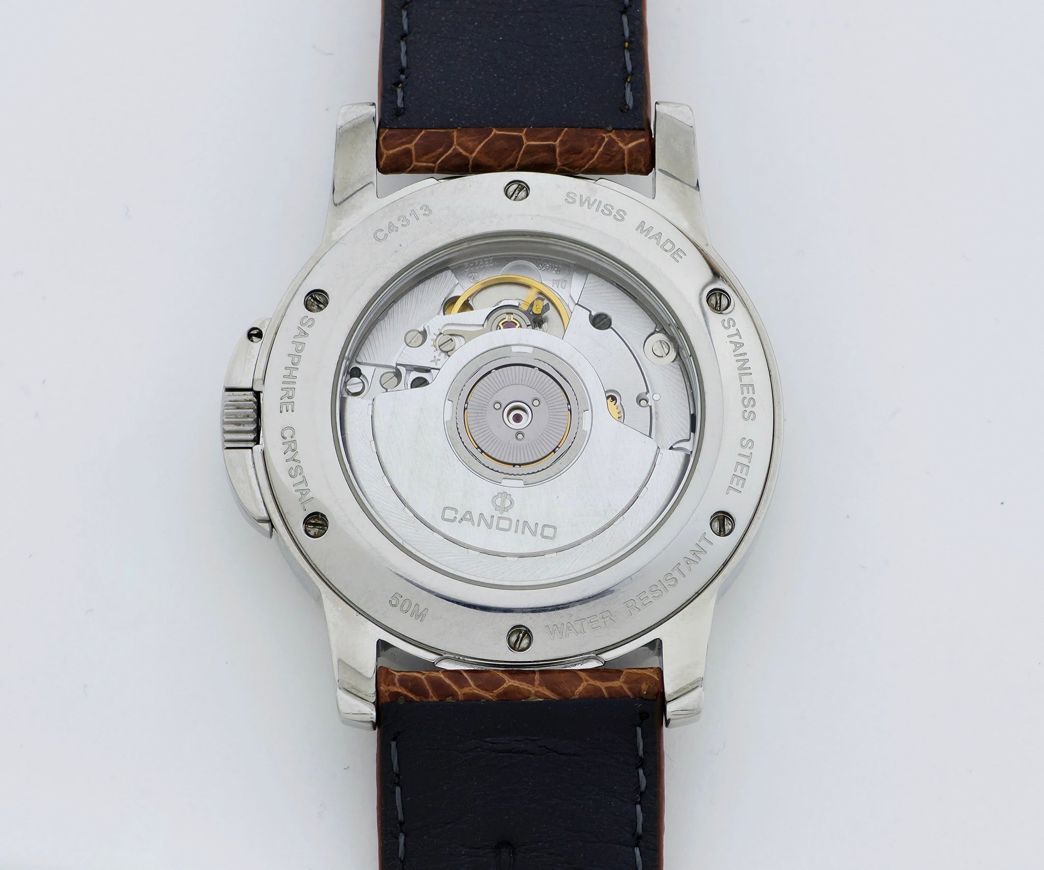 CANDINO Automatic GMT Power Reserve, 38mm Steel case Ref: C4313