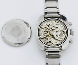 Vintage FALCON chronograph mechanical Cal. 7734 Steel Diver watch 42mm