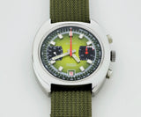 1970s AIRAIN chronograph mechanical Valjoux 7734 Stainless steel case 39.5mm