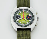 1970s AIRAIN chronograph mechanical Valjoux 7734 Stainless steel case 39.5mm