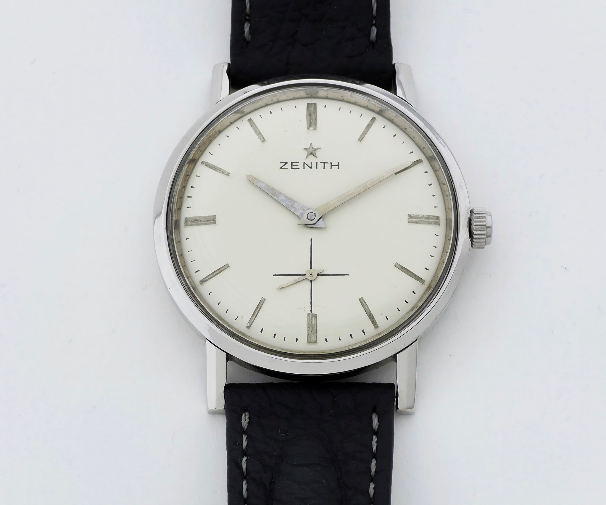 Vintage ZENITH mechanical Cal. 2531 Mid-size Stainless steel case 34mm