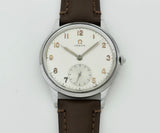 Rare 1940s OMEGA Mechanical Cal. 28 Steel case 35mm for Men’s Ref: 2403/1
