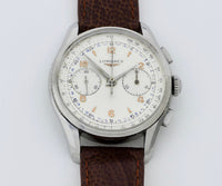 Vintage LONGINES Chronograph mechanical Cal. 30CH Steel case 38mm Ref: 6552