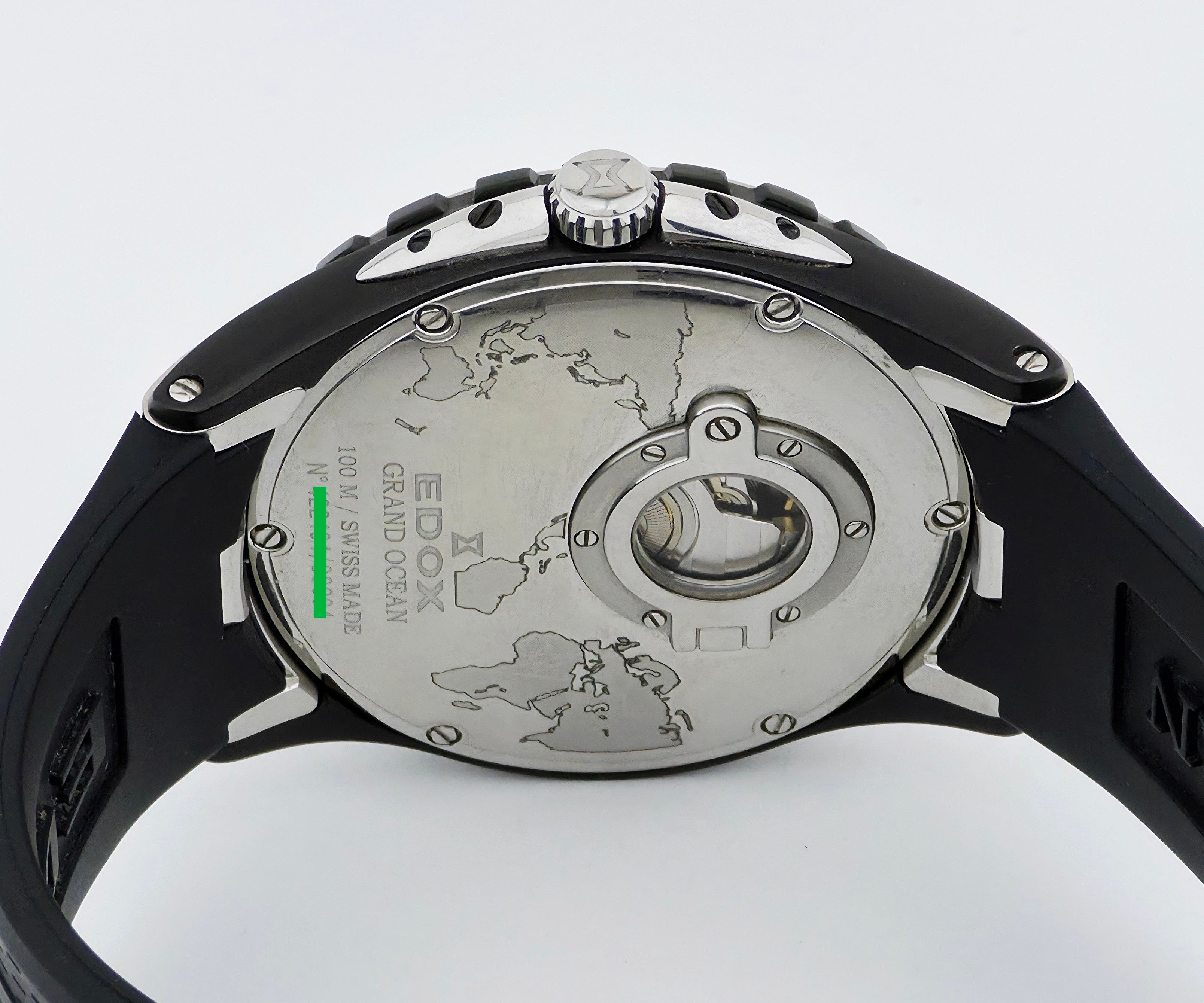 EDOX Grand Ocean GMT Automatic, 45mm Steel Men's Watch Ref: 93004