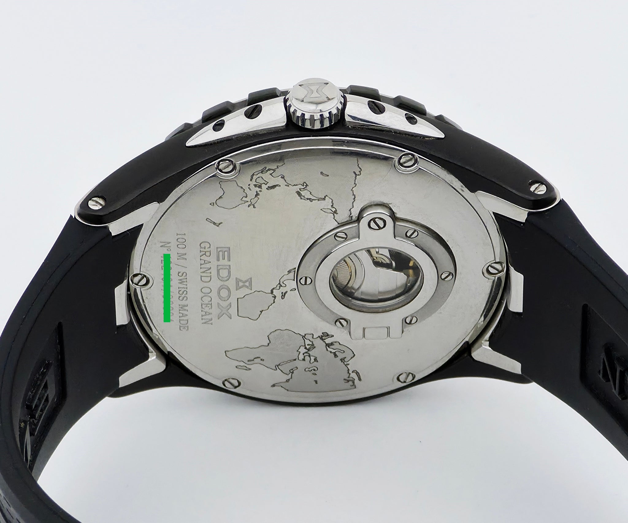 EDOX Grand Ocean GMT Automatic, 45mm Steel Men's Watch Ref: 93004