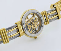 Michel Herbelin Newport Skeleton mechanical, 35mm Steel & Gold plated Ref: 1255