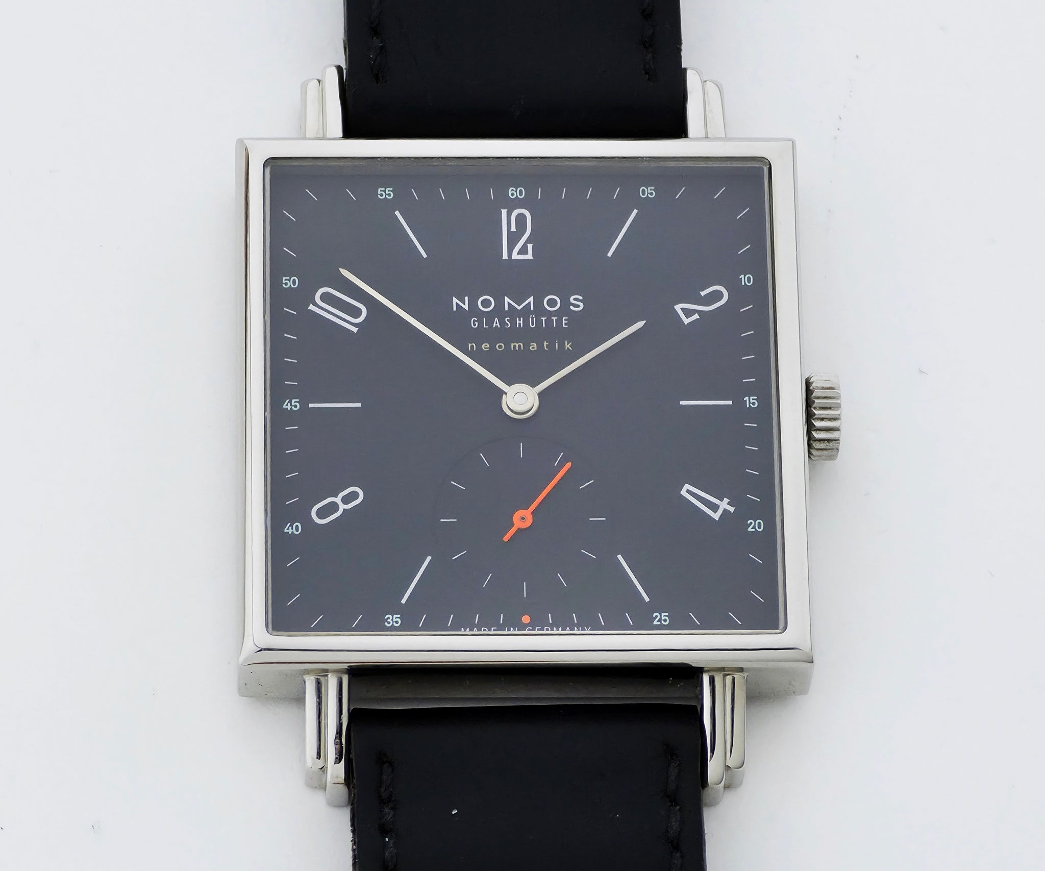 NOMOS  Glashutte Tetra Neomatik Automatic Cal. 3001 Dark Blue dial steel Men's watch