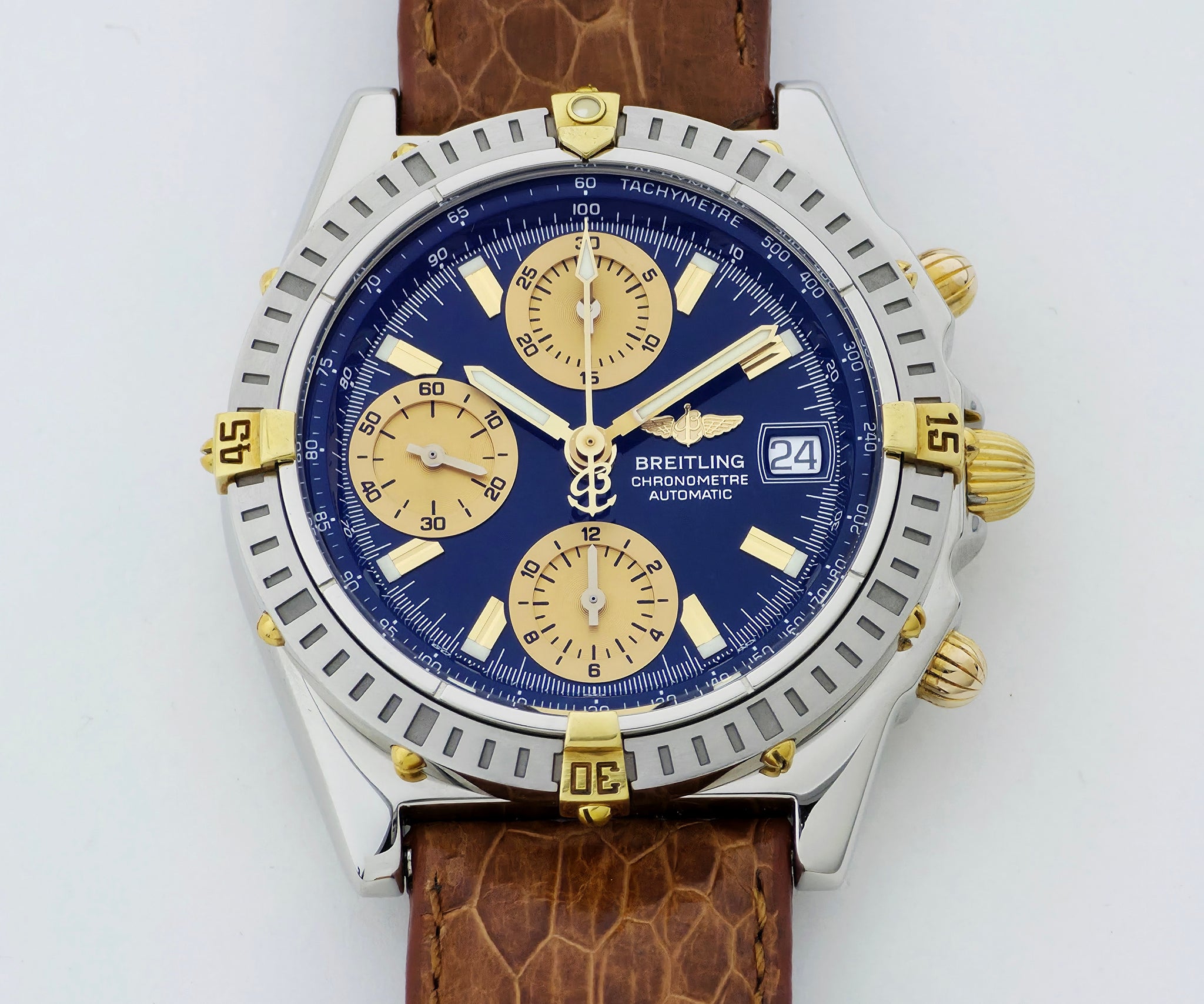 BREITLING Chronomat Chronograph Automatic 40mm 18k Gold & Steel Men's watch B13352