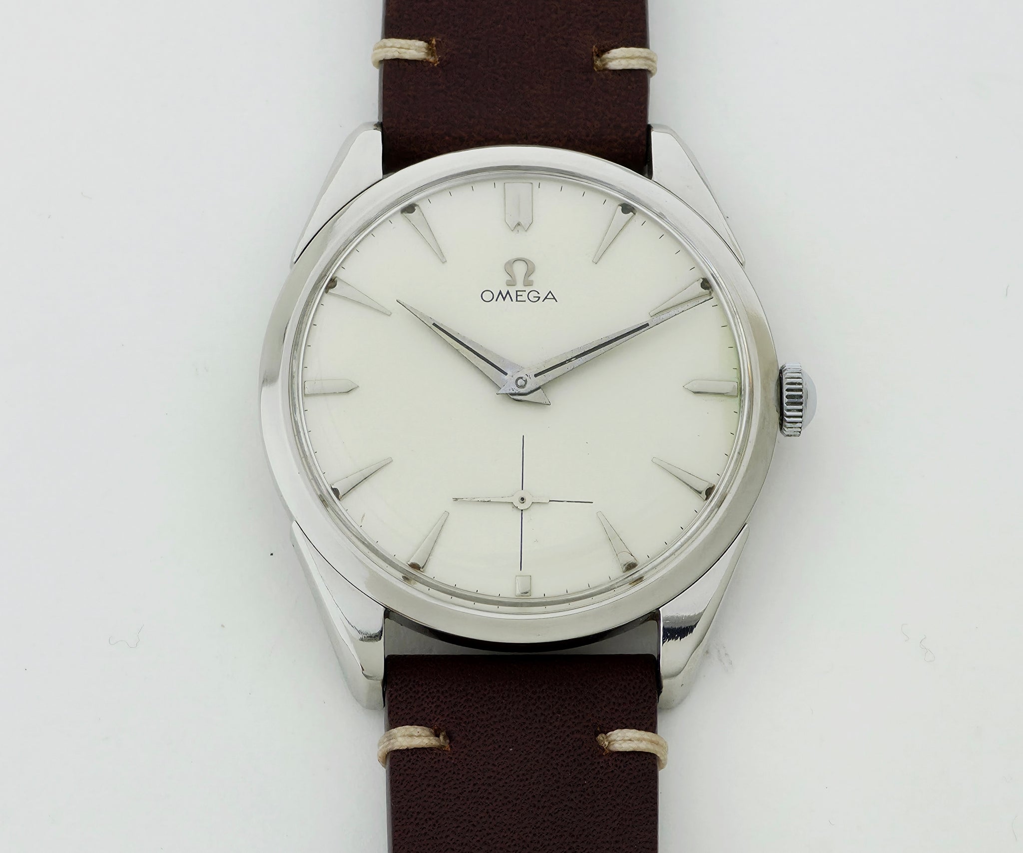 Vintage OMEGA Mechanical Cal.267 Stainless steel 35mm Men's watch Ref: 2900-2