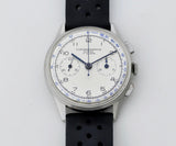 1940s Swiss Chronographe mechanical Excelsior Park 4.  Steel case 35.5mm