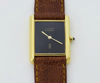 Cartier Must de Tank Vermeil Quartz 925 Silver & Gold plated Unisex watch 6 81006