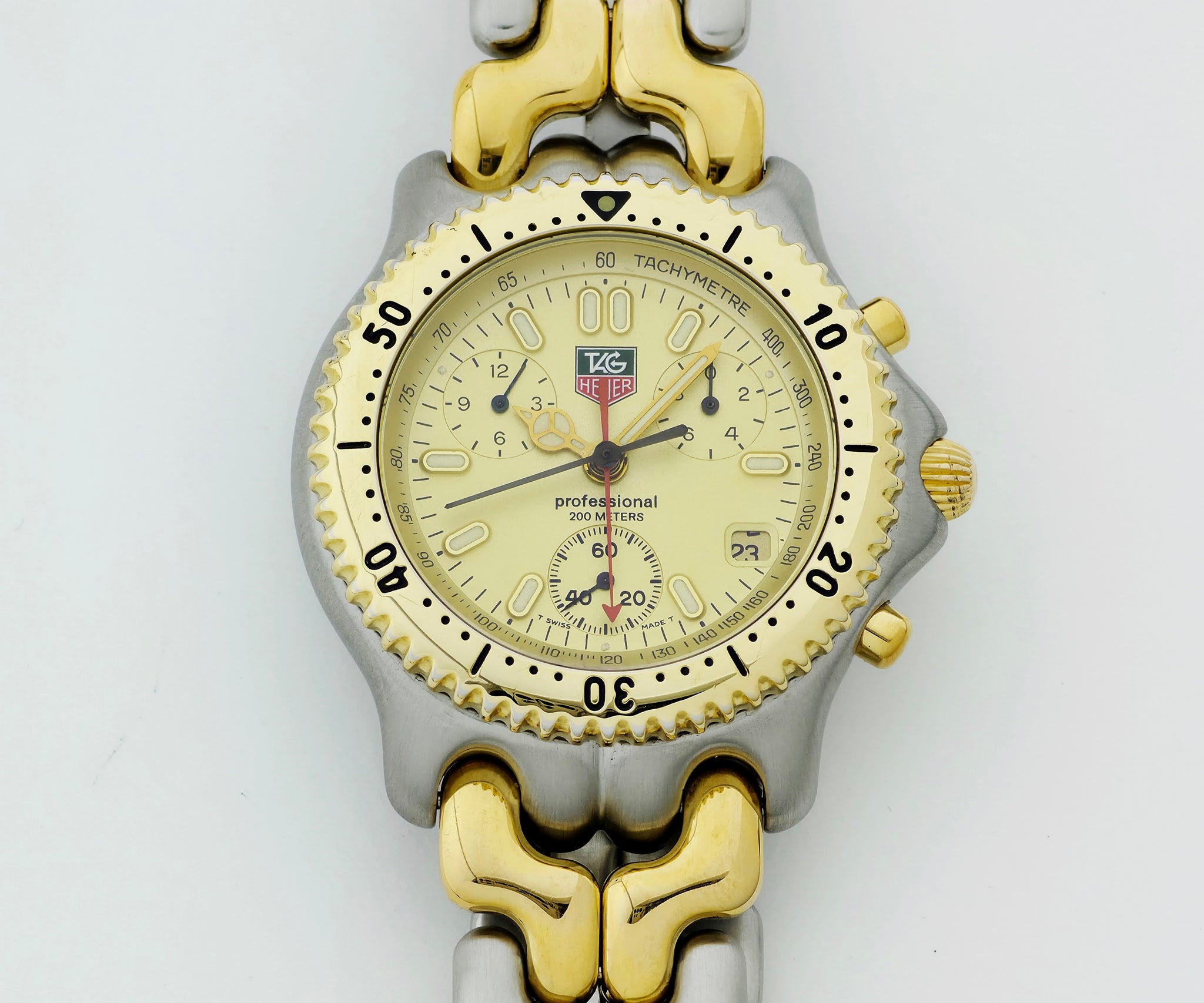 Tag Heuer Professional 200m Chronograph Quartz, Two-tone Men's watch CG1121-0