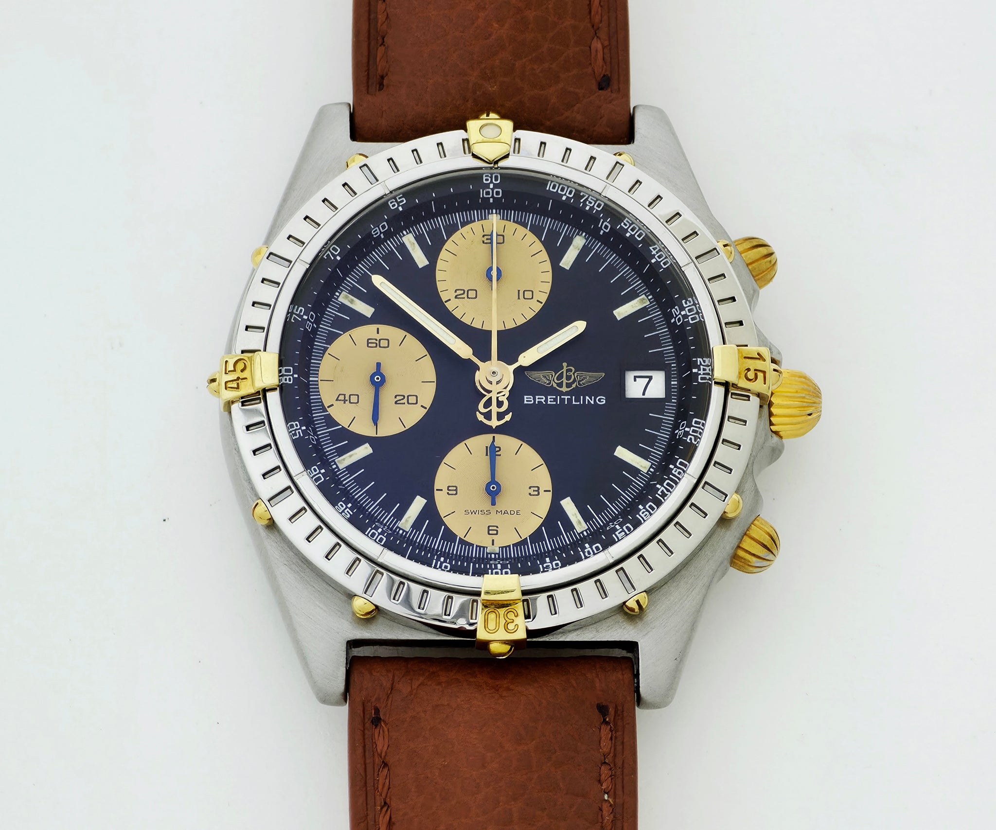BREITLING Chronomat Chronograph Automatic 39mm Gold & Steel Men's watch 81950 A