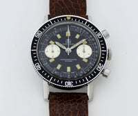 Vintage Ollech & Waj “Precision” Chronograph Mechanical Valjoux 92 Reverse Panda