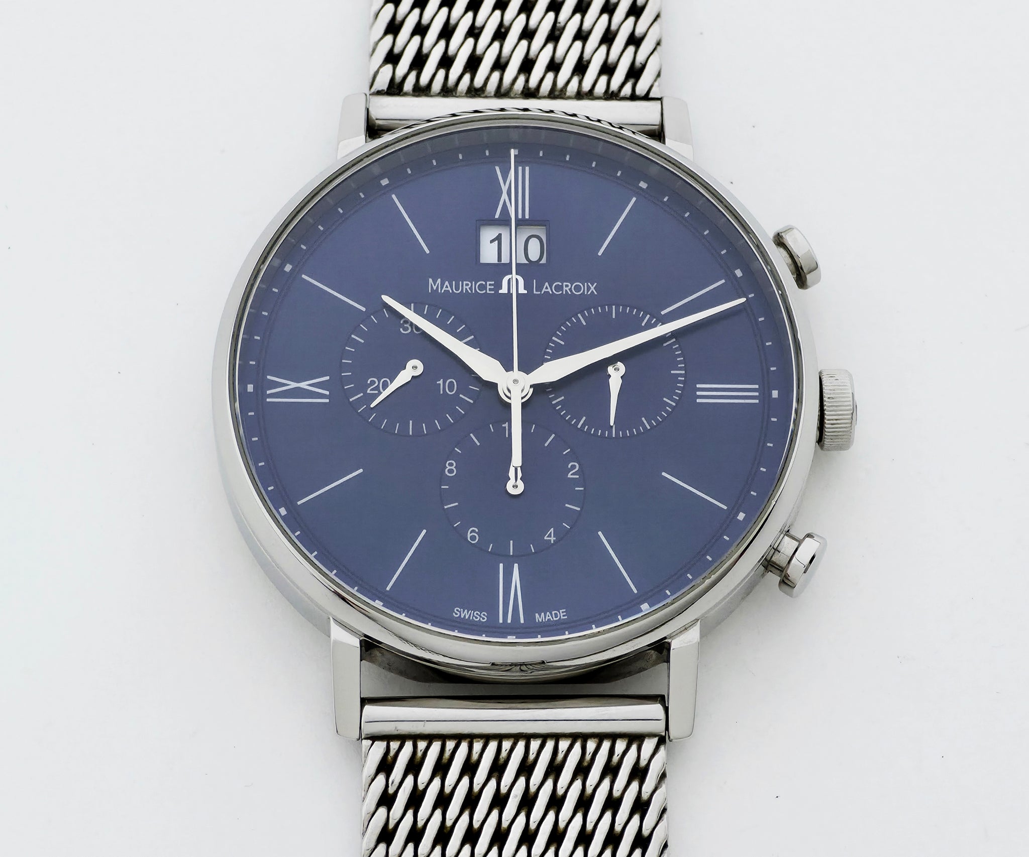 Maurice Lacroix Eliros Chronograph Quartz 40mm Steel Men's watch EL1088