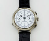 Vintage Eberhard & Co Chronograph mechanical Cal. 310-8. 925 Silver case 38mm Ref: 31008