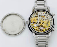 Vintage BREITLING Chrono-matic Valjoux Cal.12  Automatic 40mm steel Ref: 2110 Panda dial