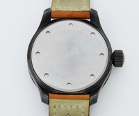 RAID MARINA 1945 FLOTTIGLIA MAS LEFT HANDED BLACK PVD STAINLESS STEEL 49MM CASE