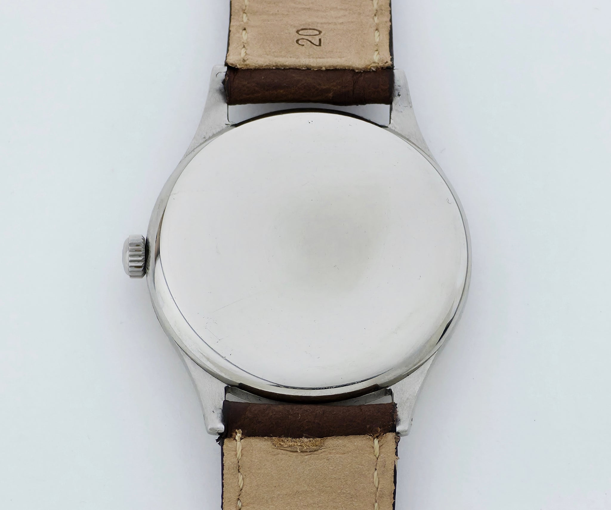 1950s Omega Jumbo Honeycomb dial, Mechanical Cal. 265 Steel case 37mm Ref: 2609