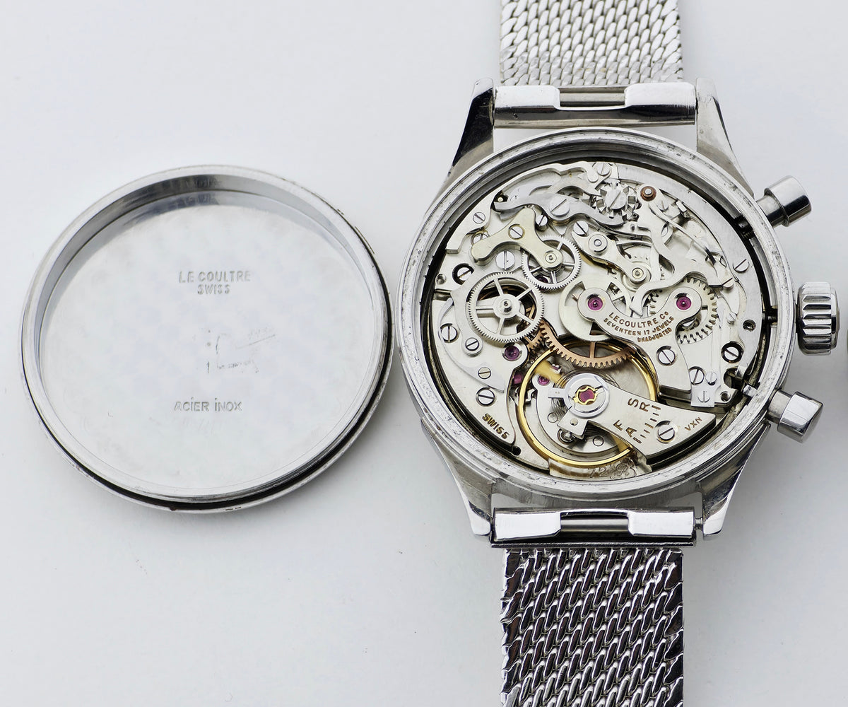 1960s LeCoultre Chronograph Mechanical Valjoux 72, Steel Men's watch 35mm Ref: E335