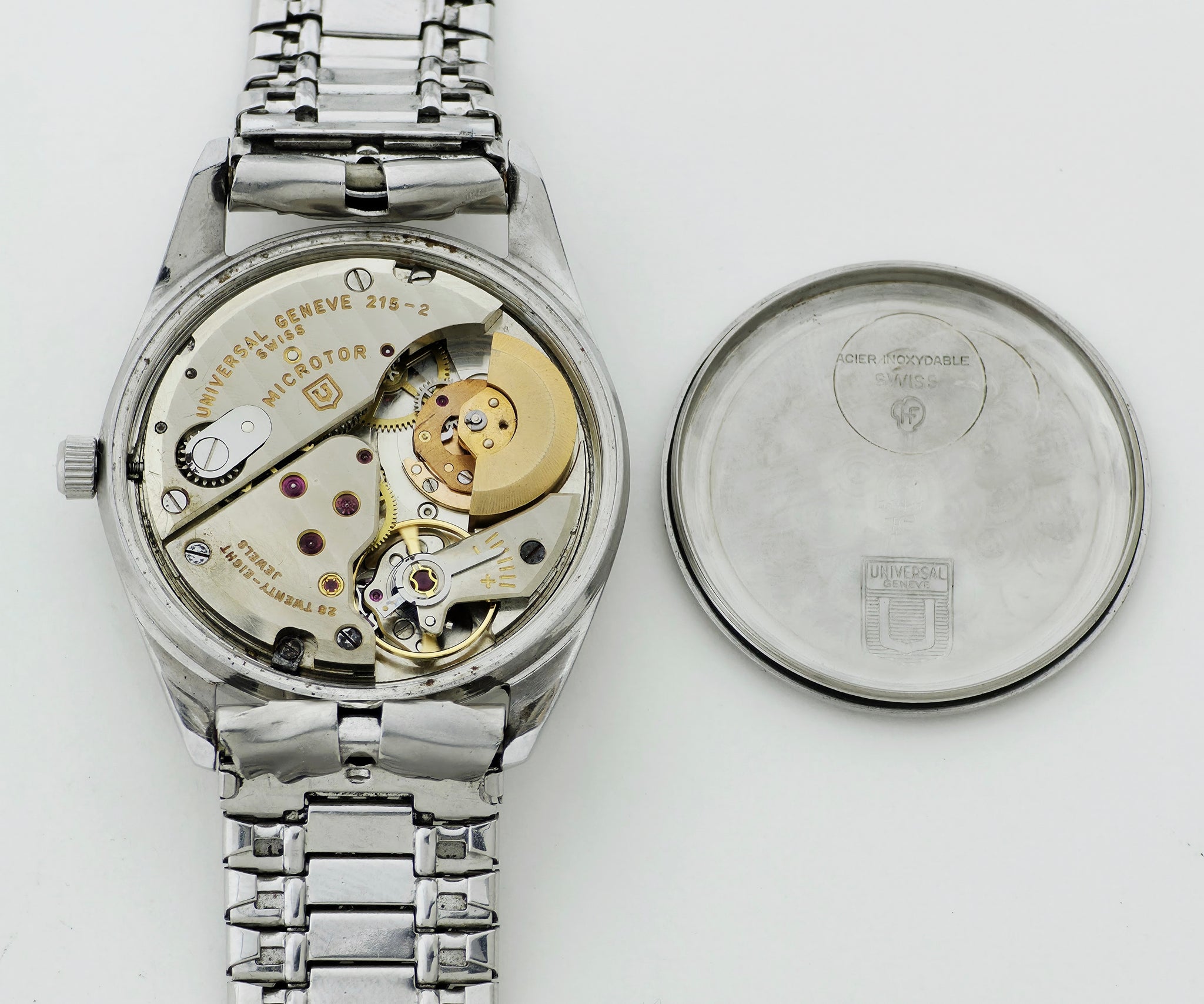 Vintage Universal Geneve Polerouter Date Microtor Automatic Cal. 218-2 Ref: 204610-1