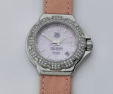 Ladies TAG Heuer Formula 1 Quartz, 36mm Steel case & Diamond Bezel Ref: WAC1216